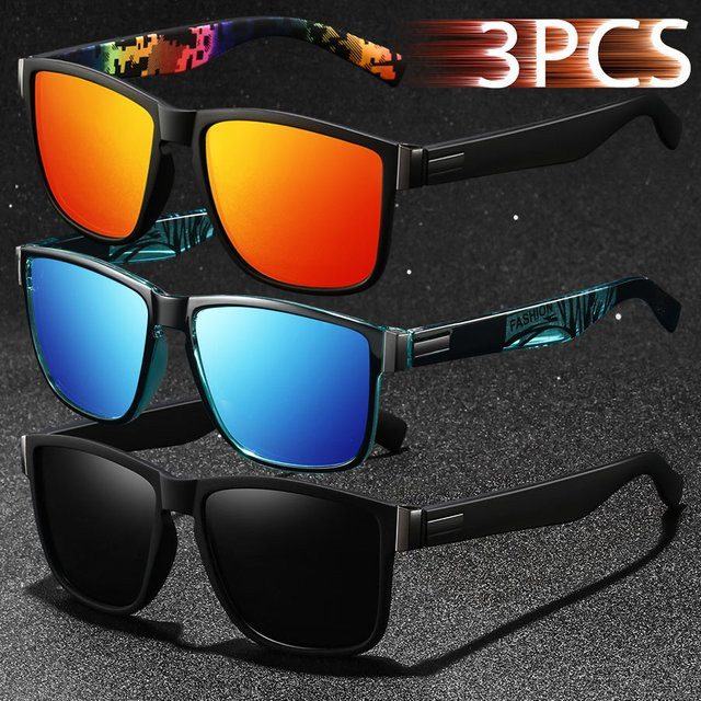 WSZ Sonnenbrille, quadratisch, Vollrand, Kunststoff, multicolour - Bild 1