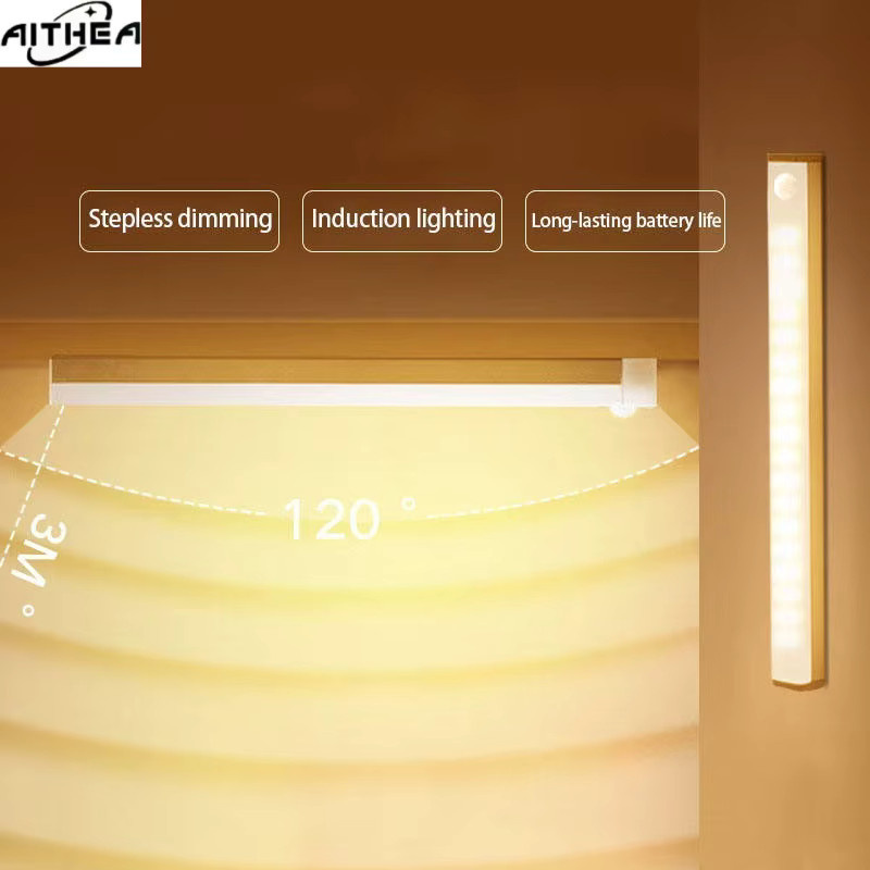 AITHEA LED Bewegungsmelder Nachtlicht mit Lichtsensor, weiß, wiederaufladbar, magnetisch - Bild 3