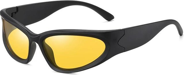 Yiran GSBJXZ Sportsonnenbrille Herren, Vollrand, Schwarz, Kunststoff - Bild 1
