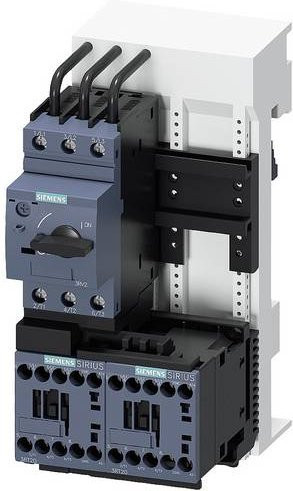 Siemens Verbraucherabzweig 3RA2210-1FD15-2BB4 in Grau mit 3,6A Nennstrom und 1,5kW Motorleistung bei 400V - Bild 1