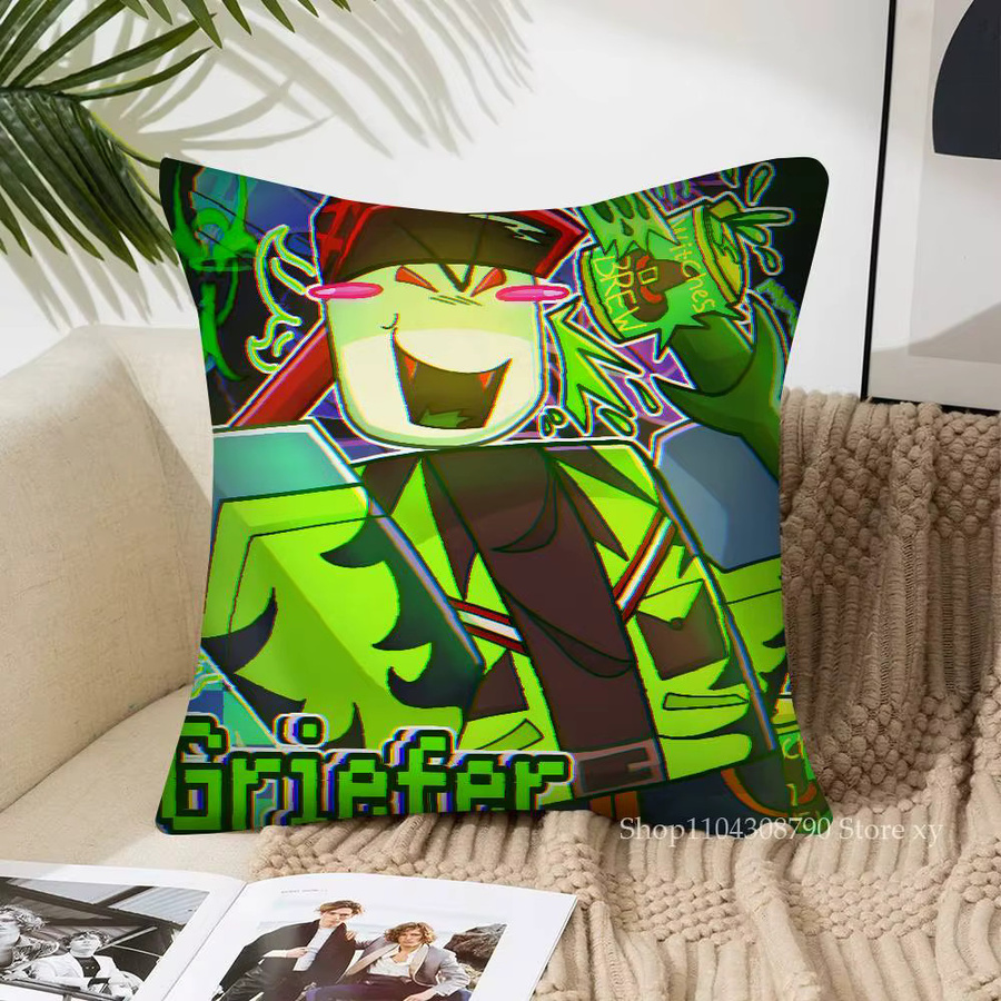 Kayou Anime Kissenbezug Griefer FUN Tales Design, quadratisch, Mehrfarbig, Breite: 40 cm, Höhe: 40 cm, Tiefe: 40 cm - Bild 5