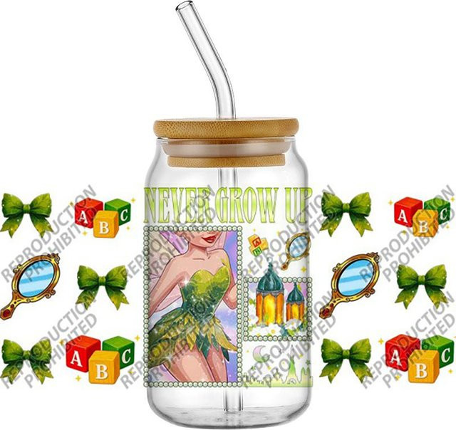 Funko Wasserfeste Vinyl-Aufkleber mit Cartoon-Prinzessinnen Motiven in Multicolour für Laptop, Wasserflaschen und Becher - Bild 1