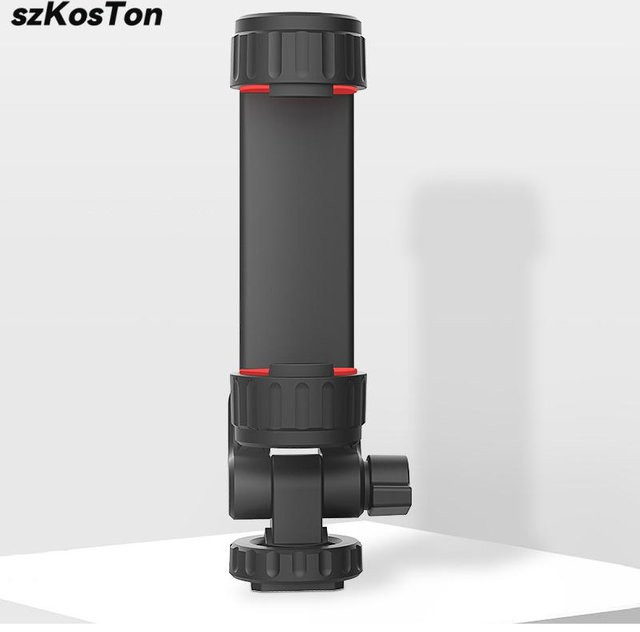 SZKOSTON Handyhalter Vlog Stativadapter mit Kaltschuhhalterung und 1/4 Zoll Schraubenlöchern für Smartphone, Video, LED-Licht und Mikrofon in Schwarz - Bild 1
