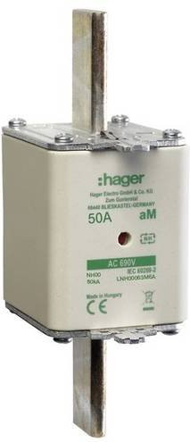 Hager NH-Sicherung LNH00050M6A 50A 3er-Set in Weiß - Bild 1