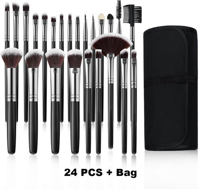 RUNTOIN Make-up Pinsel Set, 24 Stück, Damen - Bild 1