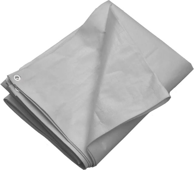 vidaXL Abdeckplane aus HDPE in Grau mit 260 g/m², B/B: 600 x 600 cm - Bild 1