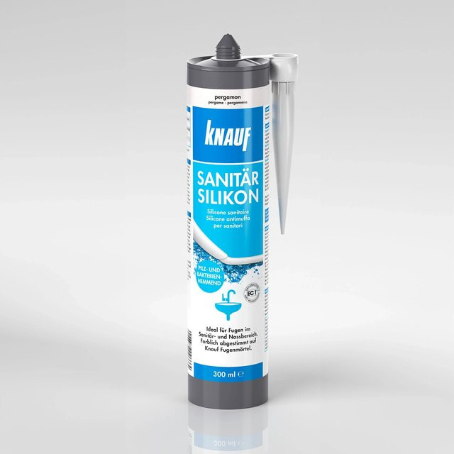 Knauf Sanitär-Silikon Pergamon schimmelresistent 300 ml - Bild 1