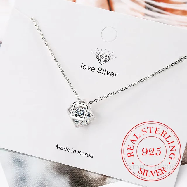 Robbie Halskette, 925 Silber, Zirkonia, Damen - Bild 1