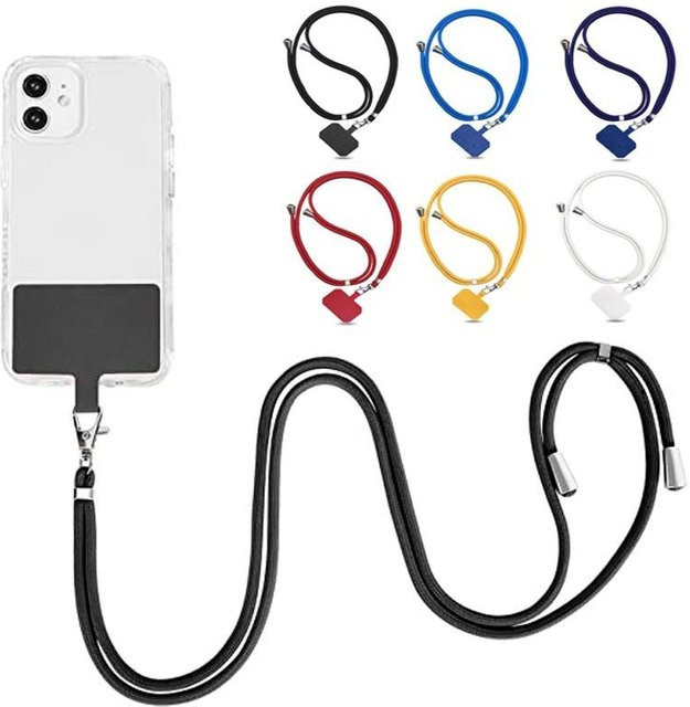 Ricestate Universal Einstellbares Telefon Lanyard Strap in Schwarz als Anti-Verlust Handy Hängeband für dein Smartphone - Bild 1