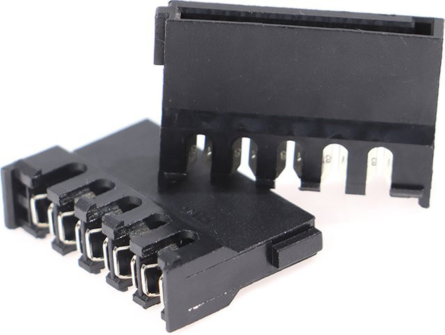 KOQZM 10er Set SATA Power Stecker für HDD mit Kupferkern in Schwarz - Bild 1