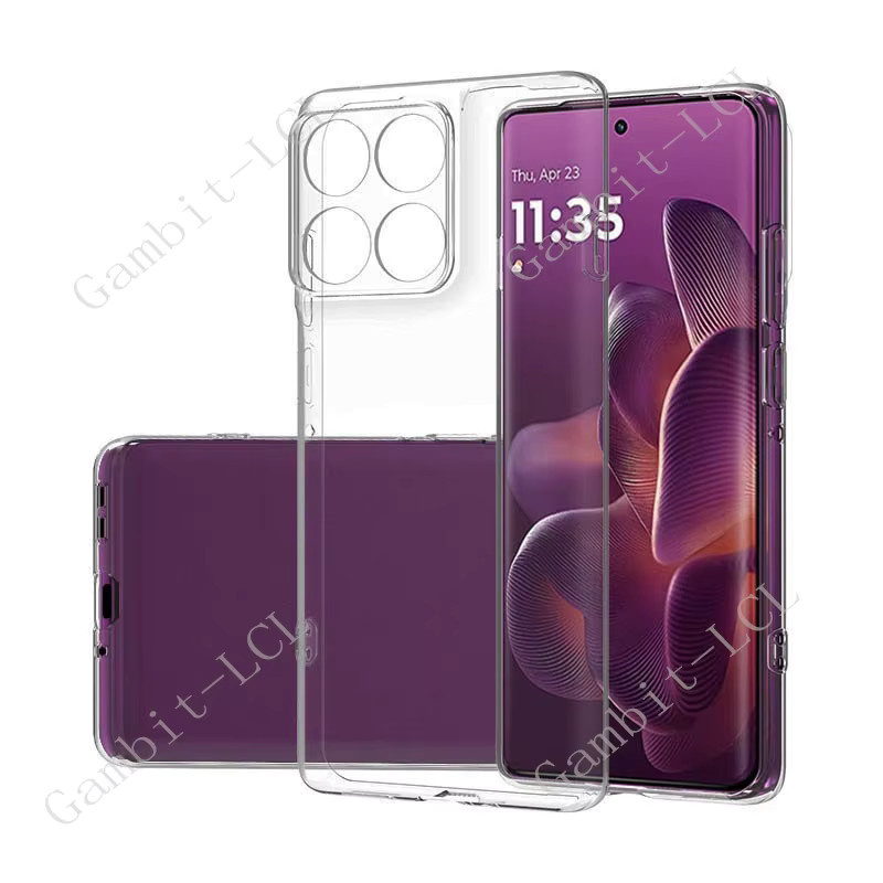 Stoßfeste TPU Schutzhülle für Motorola Edge 70 und Moto X70 Air 2025 in Transparent - Bild 1
