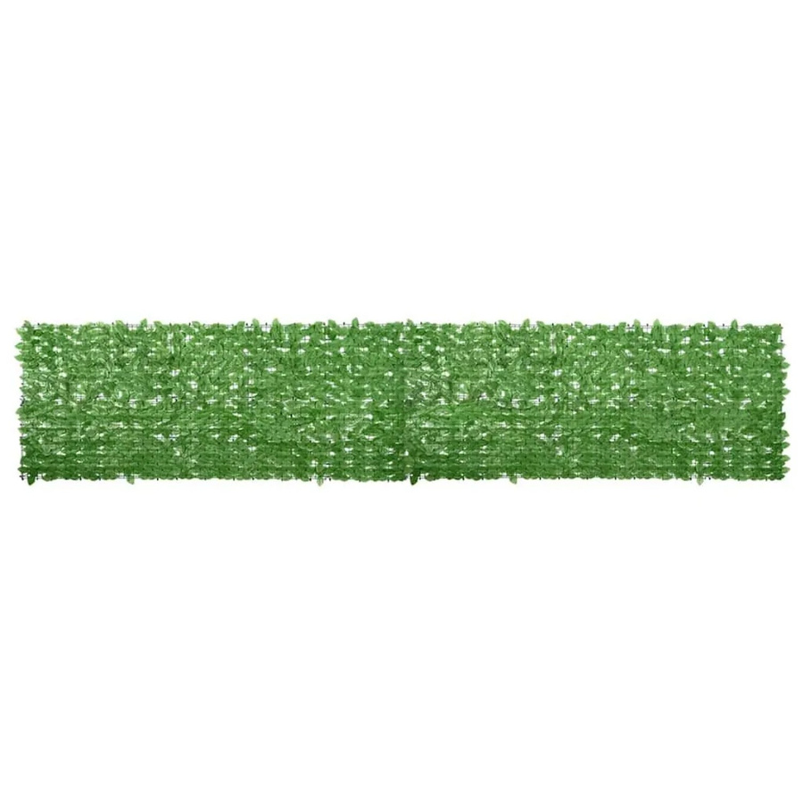 vidaXL Balkon-Sichtschutz künstliche Hecke in Grün, semi-transparent, Breite: 500 cm, Höhe: 100 cm - Bild 2