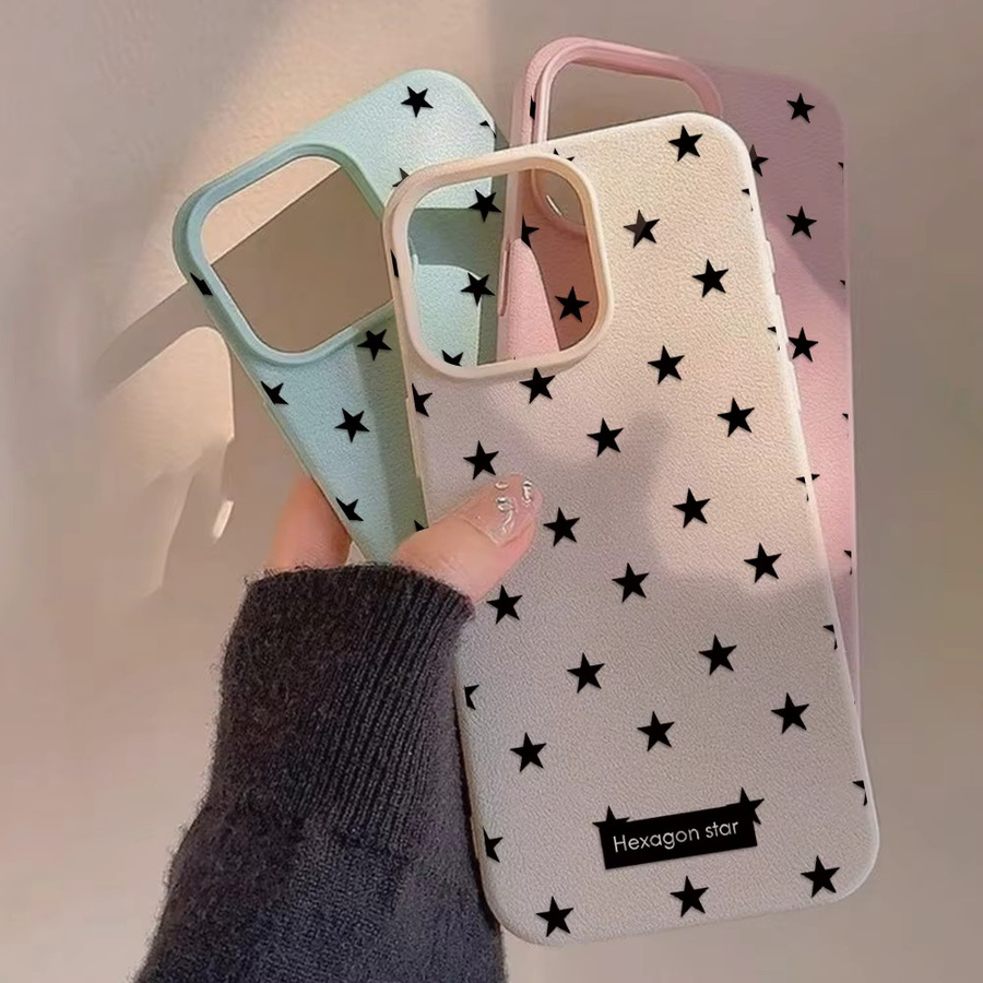 Stoßfeste Silikon-Handyhülle mit Lederoptik für iPhone von AKABEILA in Grün und Multicolour - Bild 3