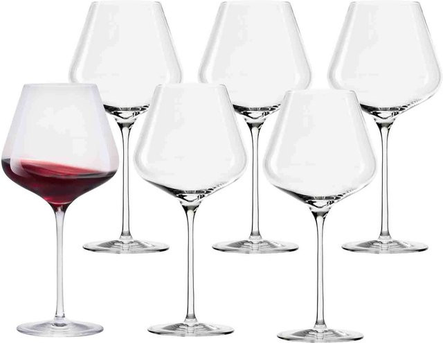 Stölzle Lausitz Burgundergläser Quatrophil, 6er Set, transparent, 710 ml - Bild 1