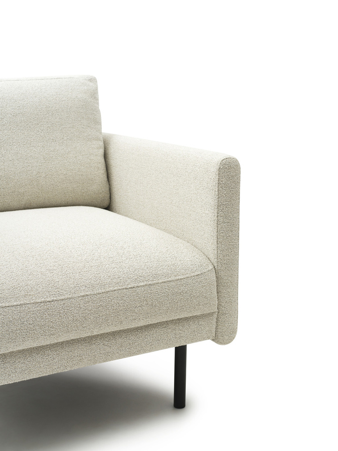Normann Copenhagen Rar 2 Sitzer Sofa in Weiß mit Armlehnen und minimalistischem Design - Bild 2