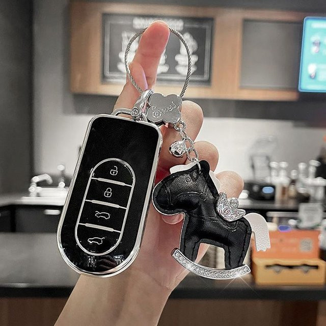 Premium TPU Schlüsseletui für Smart #5 Elf 5 Brabus Pro Fernbedienung Schlüsselhülle in Weiß - Bild 1