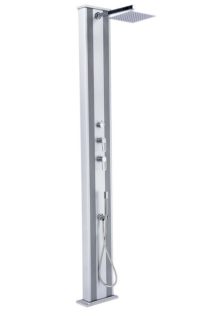 Formidra Hybriddusche Dada Straight in Silber mit 40 l Fassungsvermögen - Bild 1