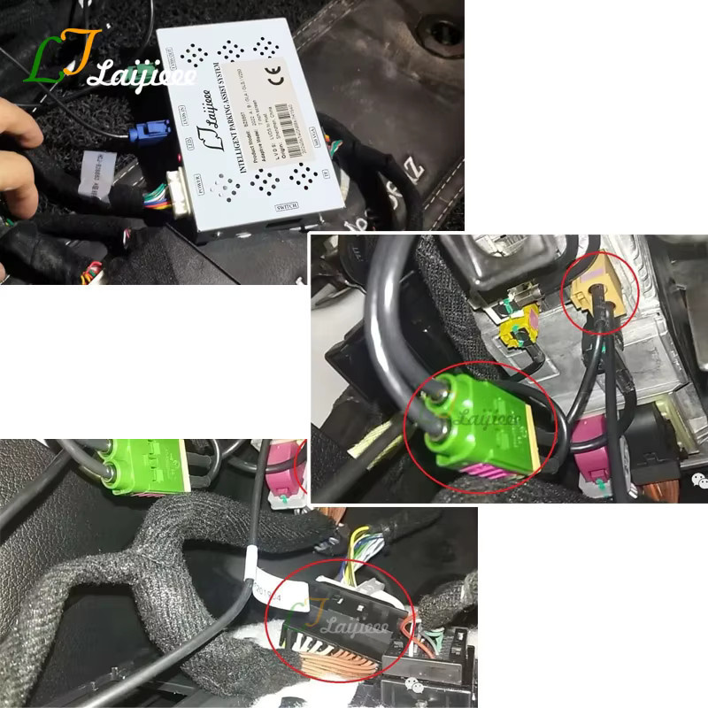 LJLAIJIEEE Rückfahrkamera-Kit mit HD-Bildschirm und Nachtsicht für Mercedes Benz GLA H247 und GLB X247, Schwarz - Bild 3