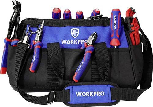 WorkPro WP281026 Werkzeugtasche unbestückt mit Trageriemen, Blau, B: 26,0 cm, T: 51,0 cm, H: 29,0 cm - Bild 1