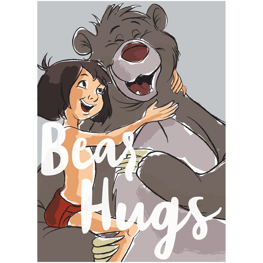 Komar Wandbild Bear Hug Kinderwelten, bunt, Breite: 30 cm, Höhe: 40 cm - Bild 2