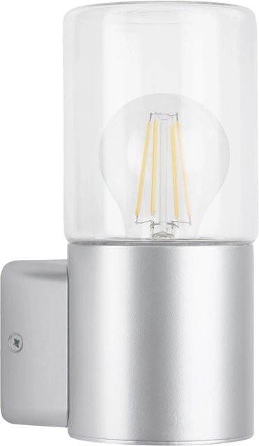 Telefunken Außenleuchte Ampolo Wandlampe Silber E27 IP44 - Bild 1