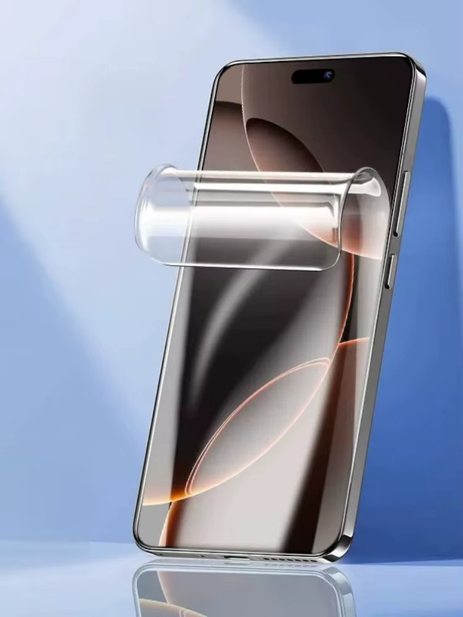 2 Stück High Definition Hydrogel Schutzfolien für Apple iPhone 16+, 16, 15, 13 mini, 12 mini, 11, 17 Pro Max, 17 Air, 17 Pro, transparent - Bild 7