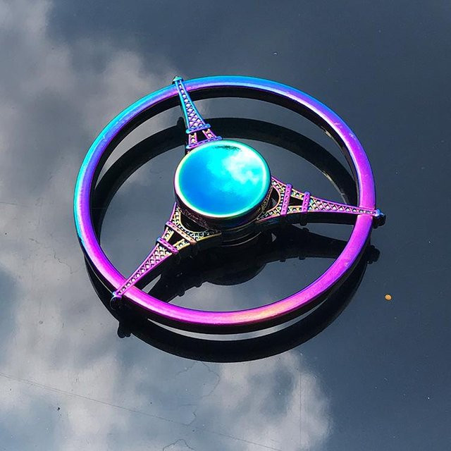 Binchi Keji Travel Rainbow Fidget Metal Spinner, bunte Fingerspinner - Bild 1