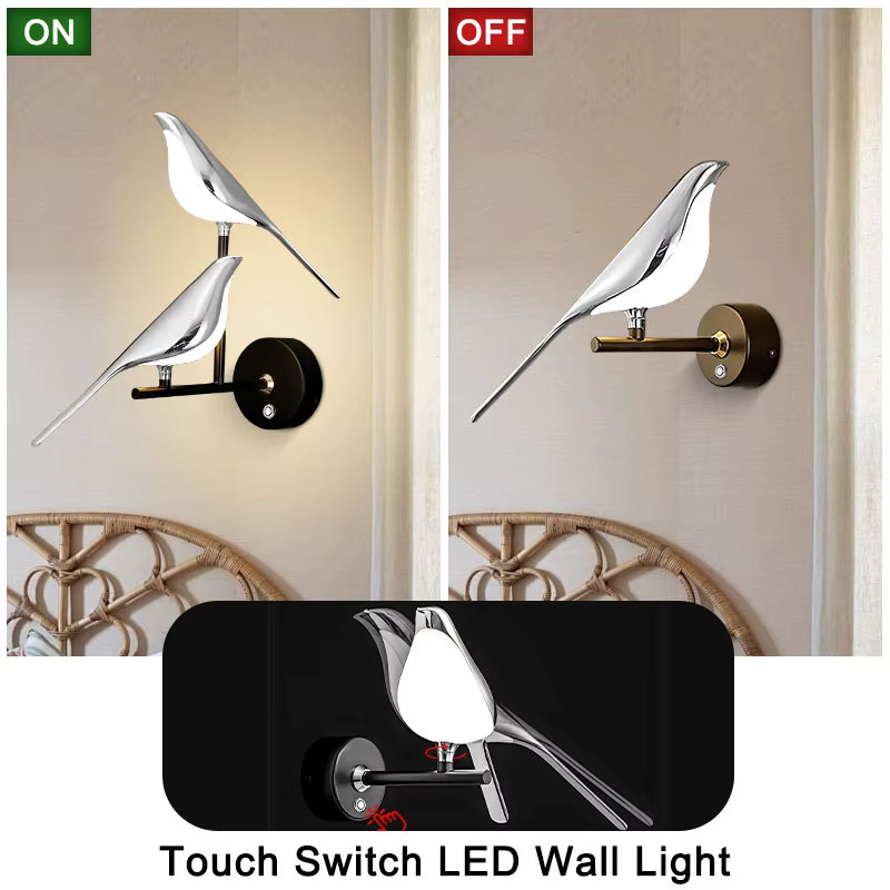 HAULVANG Moderne 360 Grad Drehbare LED-Wandleuchte mit integriertem LED für Badezimmer, Küche und Flur - Bild 5