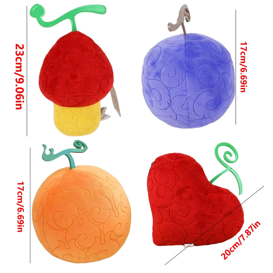 ONE PIECE Plüschfiguren, 4-teiliges Set - Bild 1