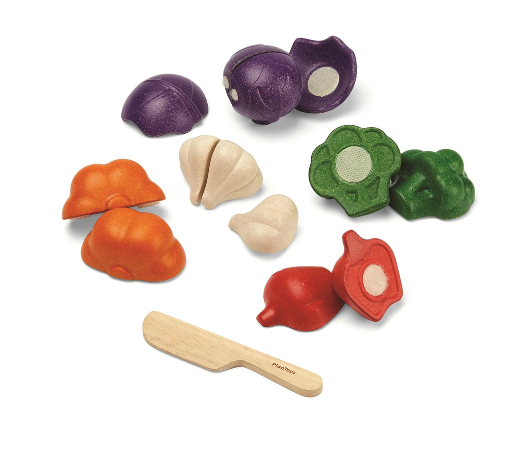 Plantoys Gemüse 5-farbiges Set, ab 1,5 Jahre - Bild 2