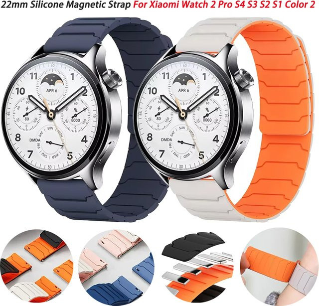 Smartwatch Armband Silikon, 22 mm, Unisex - Bild 1