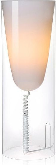 Kartell Toobe Tischleuchte transparent mit warmweißem LED-Licht - Bild 1