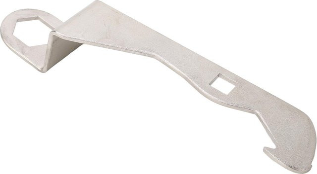 Fishine Propellerschlüssel aus 304 Edelstahl in Silber für 1-1/16 Zoll Sechskant-Propellermuttern und 0,56 Zoll Vierkant, Länge: 25,4 cm - Bild 1
