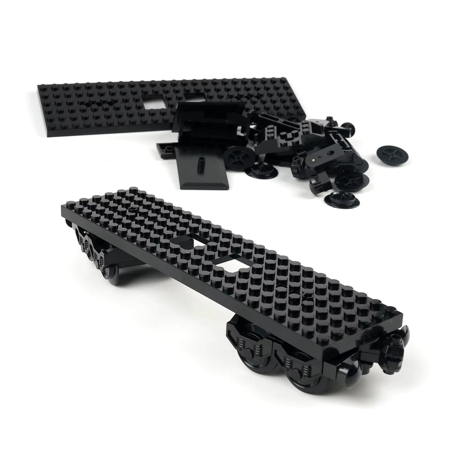 stemedu Eisenbahnstrecken-Set DIY Auto, Bausteine, Fahrzeuge - Bild 3