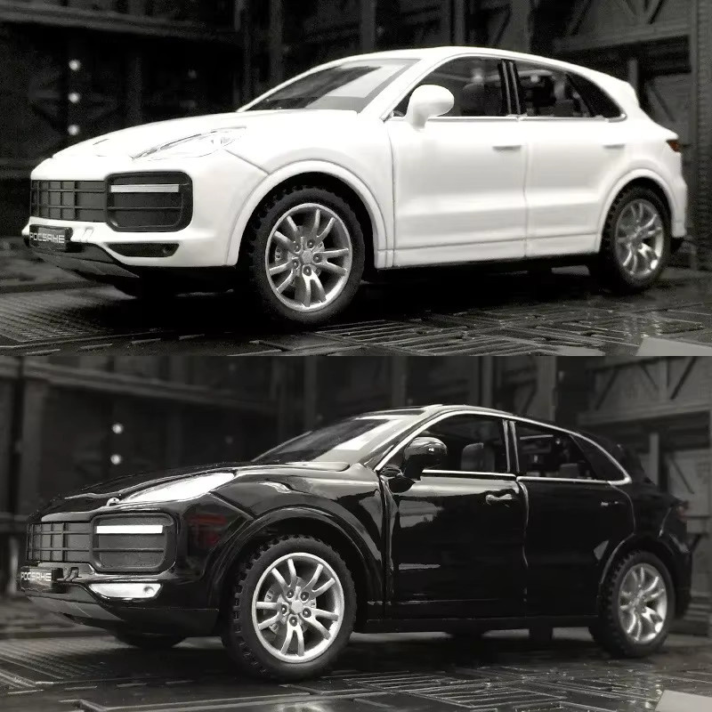 Double Horses Cayenne Turbo S, Modellauto, 1:32, Metall, mit Licht und Sound, ab 3 Jahre - Bild 2