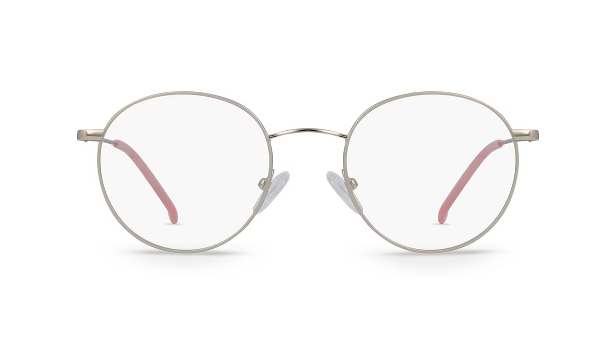 Fielmann BD 424 CL Korrektionsbrille Damen, Vollrand, Rund, Edelstahl, Gold - Bild 1