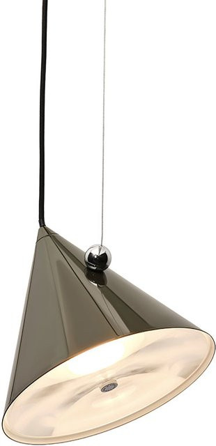 Tom Dixon Pose Small LED-Pendelleuchte in Bronze aus Metall - Bild 1
