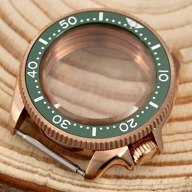Uhrengehäuse SKX, 38 mm, Saphirglas, Keramiklünette, Schwarz, Blau - Bild 1