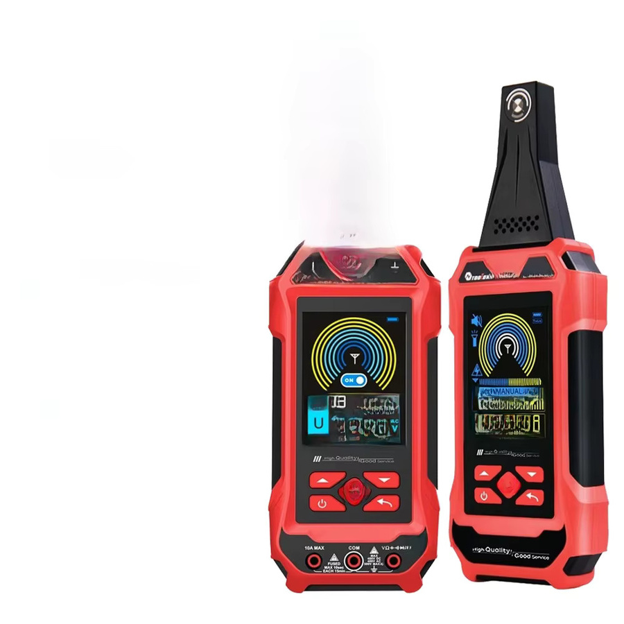 TOOLTOP 400 V unterirdischer Kabel-Wandverkabelungs-Locator mit 3,2 Zoll Display, Digitalmultimeter und LAN-Tester zur Kurzschlussortung in Rot - Bild 5