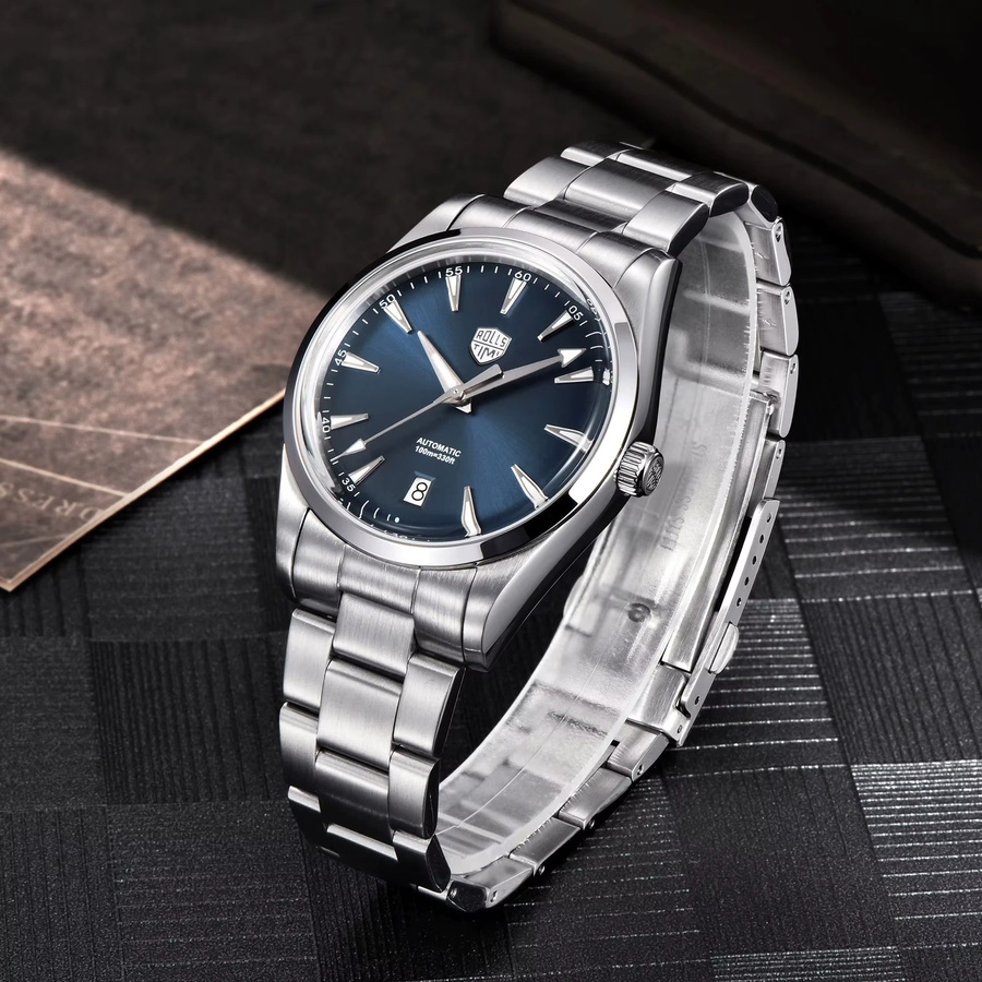 Rollstimi Armbanduhr, Automatik, Edelstahl, Saphirglas, Herren - Bild 4