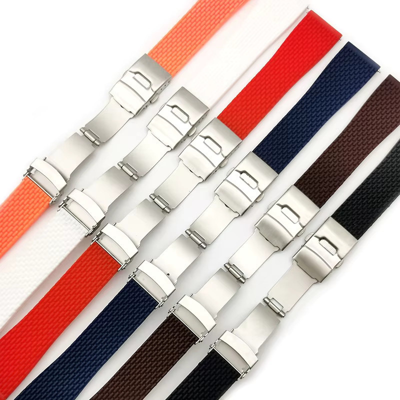 strapfreak Uhrenarmband Silikon, Faltschließe, Herren - Bild 2