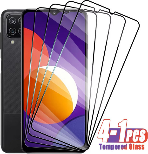 4er-Set gehärtetes Glas Displayschutzfolie für Samsung Galaxy M-Serie (M11, M13, M14, M20, M30, M31, M32, M34, M42, M52, M53, M54 5G), transparent - Bild 1