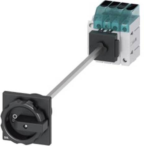 Siemens Lasttrennschalter Schwarz 4polig 40A 16mm² 1 Schließer 1 Öffner 690 V/AC 3LD33481TL51 - Bild 1