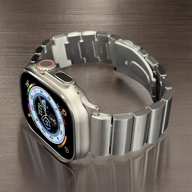Uhrenarmband Titan, Edelstahl, Silber, Unisex - Bild 1