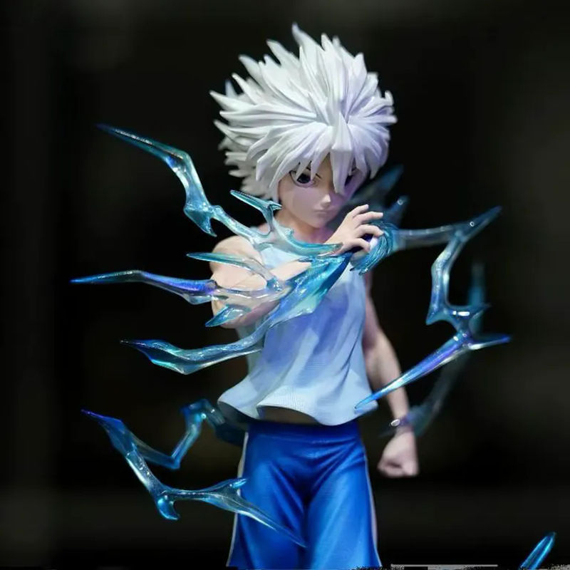 Bandai Killua Zoldyck GK Figur Deluxe Limited Edition Hunter X Hunter Anime Statue aus Kunstharz, mehrfarbig - Bild 5