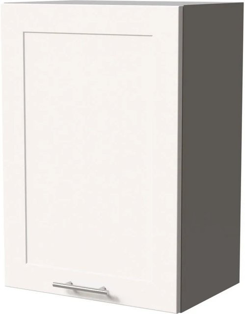 Feldmann-Wohnen Hängeschrank Oslo Küchenschrank mit Soft-Close-Türen, Grau/Weiß Matt, B/T/H: 50 x 32,5 x 72 cm - Bild 1
