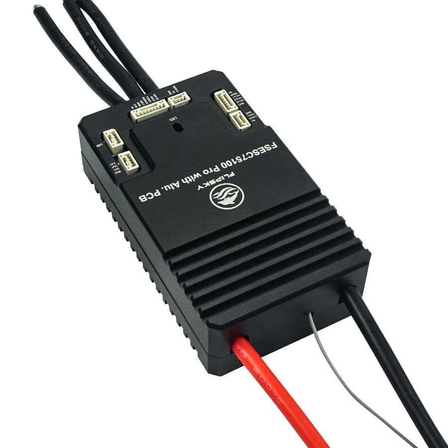 Flipsky 75100 Pro VESC Geschwindigkeitsregler mit Aluminium-PCB für Elektro-Skateboard, Elektro-Scooter und E-Bike in Schwarz - Bild 2