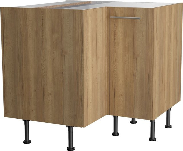 Optifit Küchen-Eck-Unterschrank Erik290 in Wildeiche, B/T/H: 90 x 58,4 x 87 cm - Bild 1