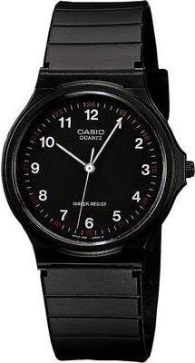 Casio Armbanduhr analog, Schwarz, Kunststoff, Unisex - Bild 1