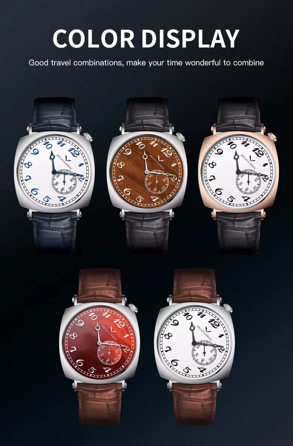 Specht & Söhne 1921 Armbanduhr, Automatik, Roségold, Saphirglas, Leder, Herren - Bild 2